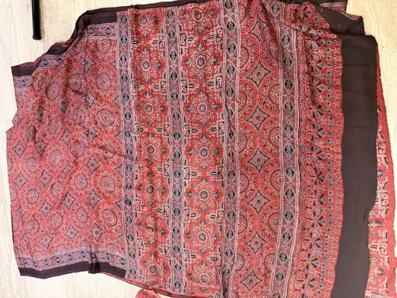 Ajarakh Modal Silk Saree 04 hover